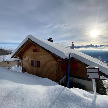 Appartement Chalet Tyl, vue imprenable sur les Alpes Valaisannes à Crans-Montana Extérieur photo