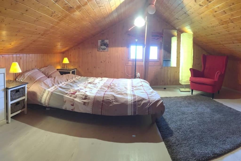 Appartement Chalet Tyl, vue imprenable sur les Alpes Valaisannes à Crans-Montana Extérieur photo