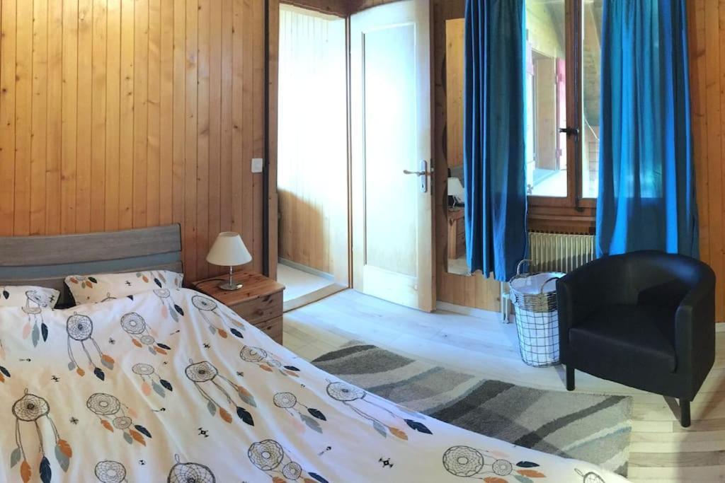 Appartement Chalet Tyl, vue imprenable sur les Alpes Valaisannes à Crans-Montana Extérieur photo