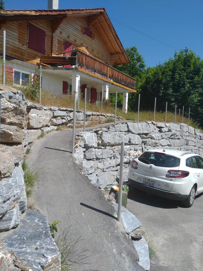 Appartement Chalet Tyl, vue imprenable sur les Alpes Valaisannes à Crans-Montana Extérieur photo